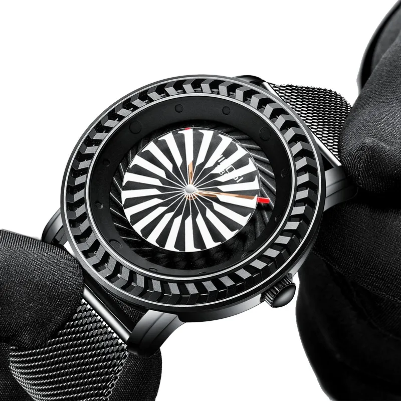 Reloj de vestir para hombre, esfera única, cinturón de malla de acero móvil, analógico Shi Ying, resistente al agua 3ATM, 310D, 2022