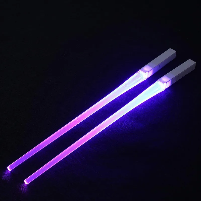 Bacchette LED Spada laser riutilizzabile Illuminare le bacchette Cucina Stoviglie feste Regali luminosi durevoli creativi261o