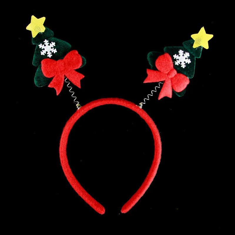 Decorações de natal headbands rena chifres hairband natal crianças bebê hairhoop festa decoração headwear acessórios para o cabelo presente navid221w