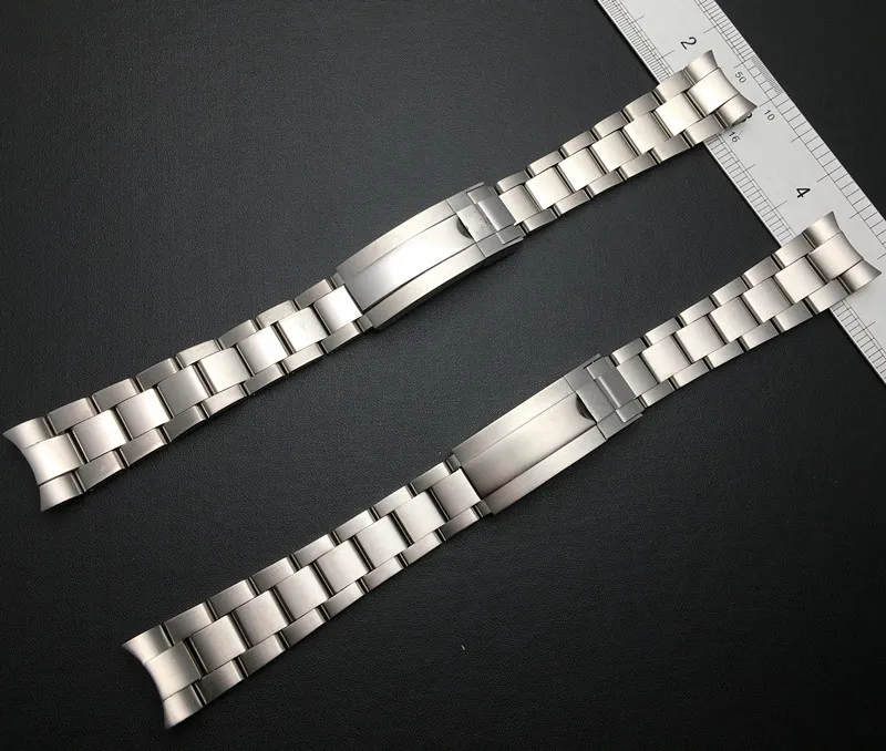 Cinturini orologi in acciaio inossidabile argento lucido spazzolato da 20 mm cinturino sottomarino RX Sub-mariner Bracciale1250r