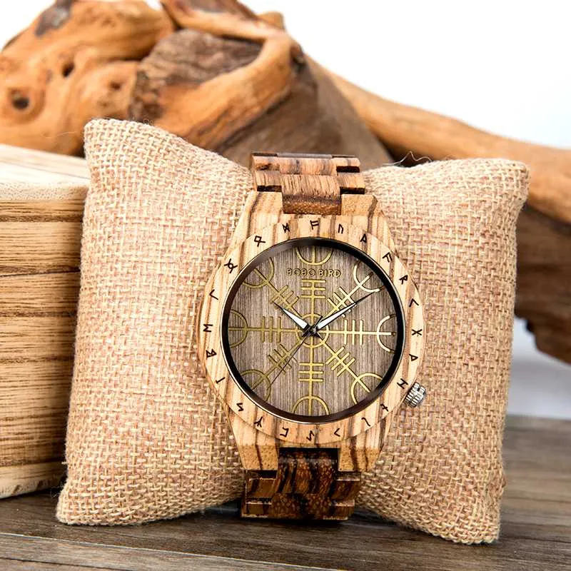 Zegarek Meski Bobobird męski zegarek drewno nowy unikalny projekt luksusowe drewniane zegarek relojes de hombre wsparcie upuść L-T16281R