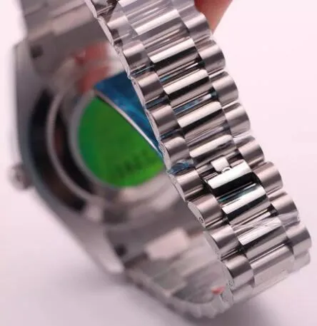 36 Luksusowy zegarek męski w stylu Doju biały paski Wysokiej jakości szafirowy szklany ruch automatyczny 316L stal nierdzewna ST259R