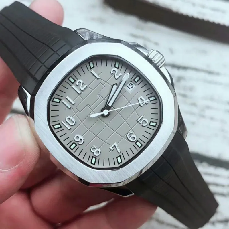 2020 zegarek na rękę 5167 Automatyczne ruchy stali nierdzewne Wygodne gumowe pasek oryginalny zapięcie męskie zegarki designerskie 329e