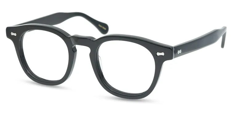 Progettista di marca Montatura occhiali Rotonda Miopia Occhiali Occhiali da vista Occhiali da lettura retrò Stile americano Uomo Donna Montature occhiali244c