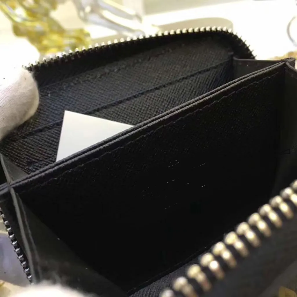 Держатель карт кошелек высочайшего качества женщин, оригинальная коробка, готовая держатель бланков, женский кошелек, классический Zipper Pocket Victorine Wallet W266H