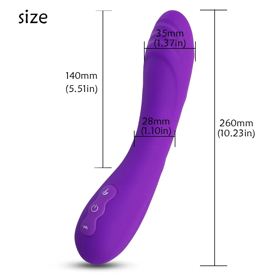 HWOK Chauffage Dildo Vibromasseur Silicone Sex toys Pour Femme Adultes Multi-Vitesse G Spot Femelle Vaginal Clitoris masseur Masturbateur MX191228