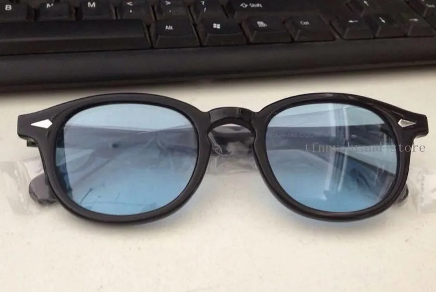 Nouveau arrivée S M L SIZE LEMTOSH Lunettes de soleil Men Femmes Femmes Eyewear Johnny Depp Sun Glasses Frames Tive Quality Sunglasses Cadre avec Orig 1858