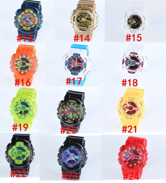 2019 Nuevo reloj deportivo para hombre, reloj de marca de moda para hombre, relojes digitales y analógicos, relojes CAG para hombre 231f
