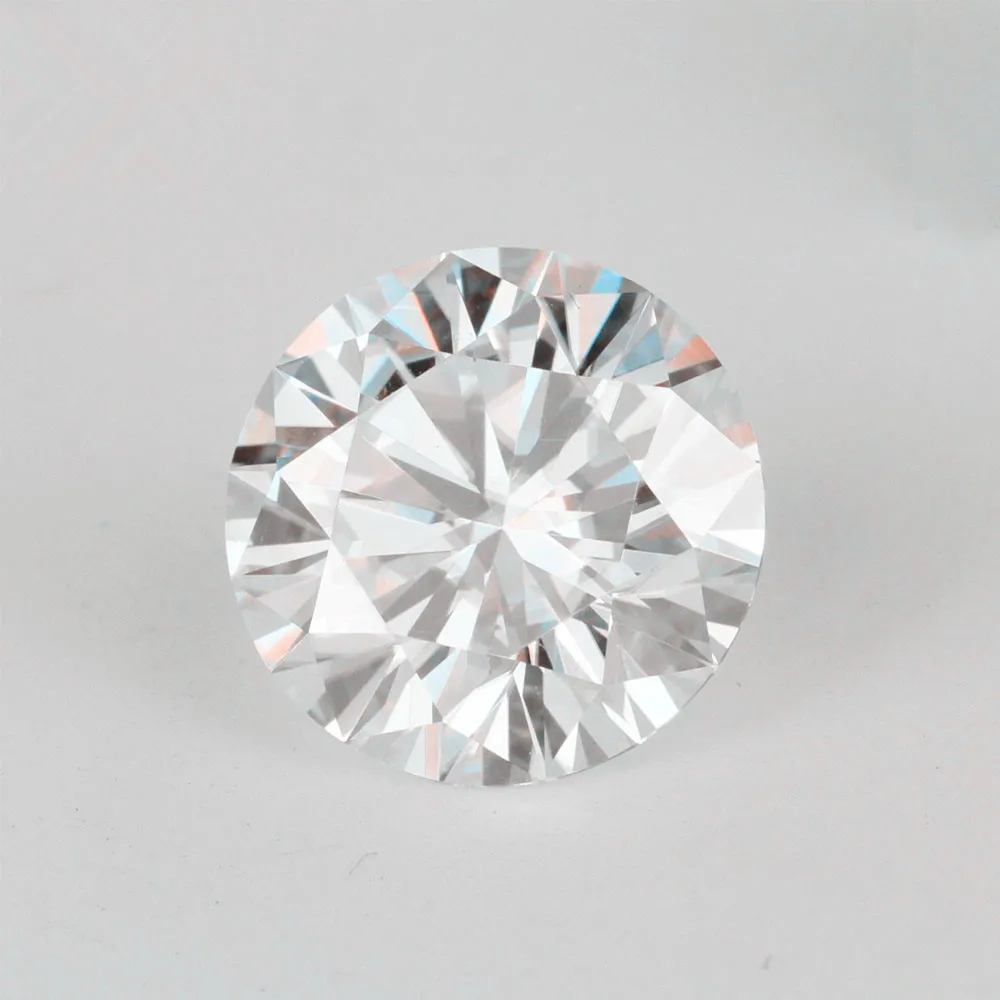 Zaoferuj test certyfikatu dodatniego koloru ij okrągły genialny cięcie 1ct 6 5 mm VVS Clarity Lab Diamond Moissanite dla kolczyków1280U