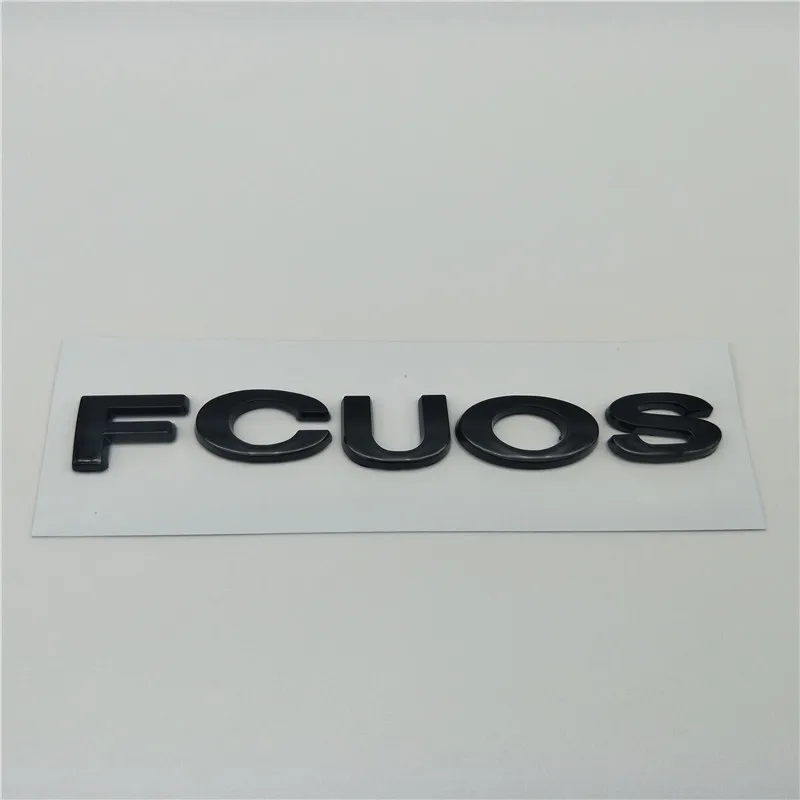 For Ford Focus Emblem Rear Trunk Logo Script Letters Badge Stickers Auto Accessories7669132