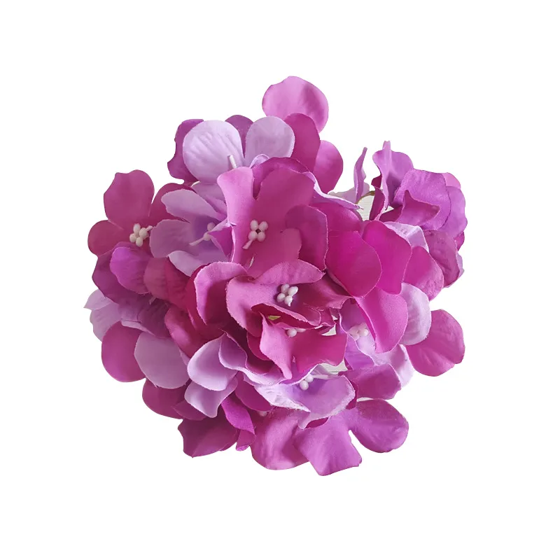 Hydrangea kop 50 stuks 6 stengels met hortensia versieren voor bloemwand nepbloemen diy home decor210t