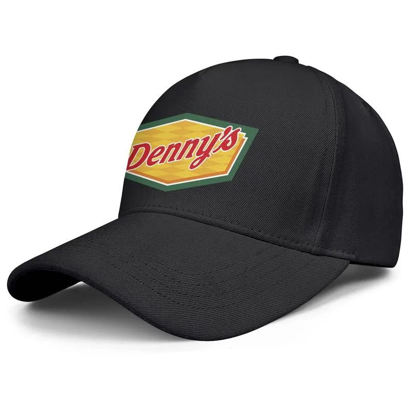 Dennys Pancake domy logo męskie i damskie korespondencje ciężarówki golf golf cool niestandardowe baseballhats złoty rdzeń dymny Ameryka FlA274I