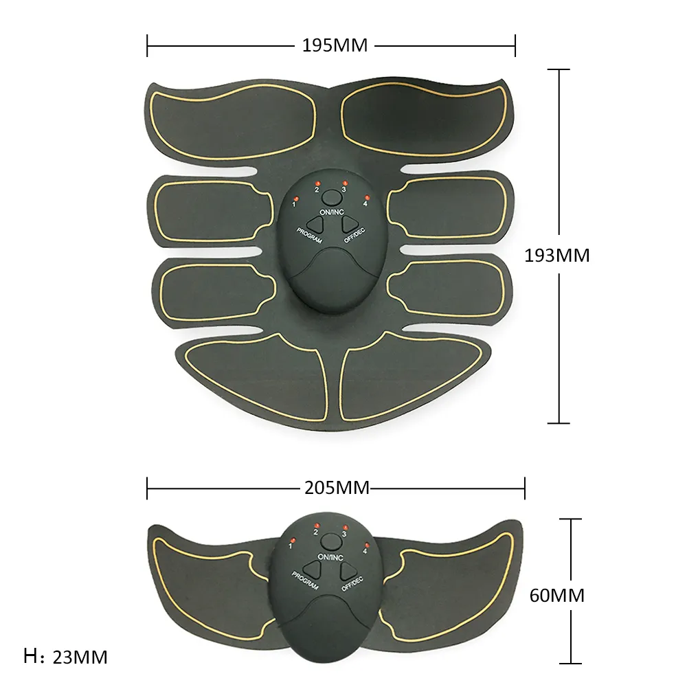 -Muskelstimulator-Körper-Schlankheitsformer-Maschine, Bauchmuskeltrainer, Training, Fettverbrennung, Bodybuilding, Fitness, Mass302g