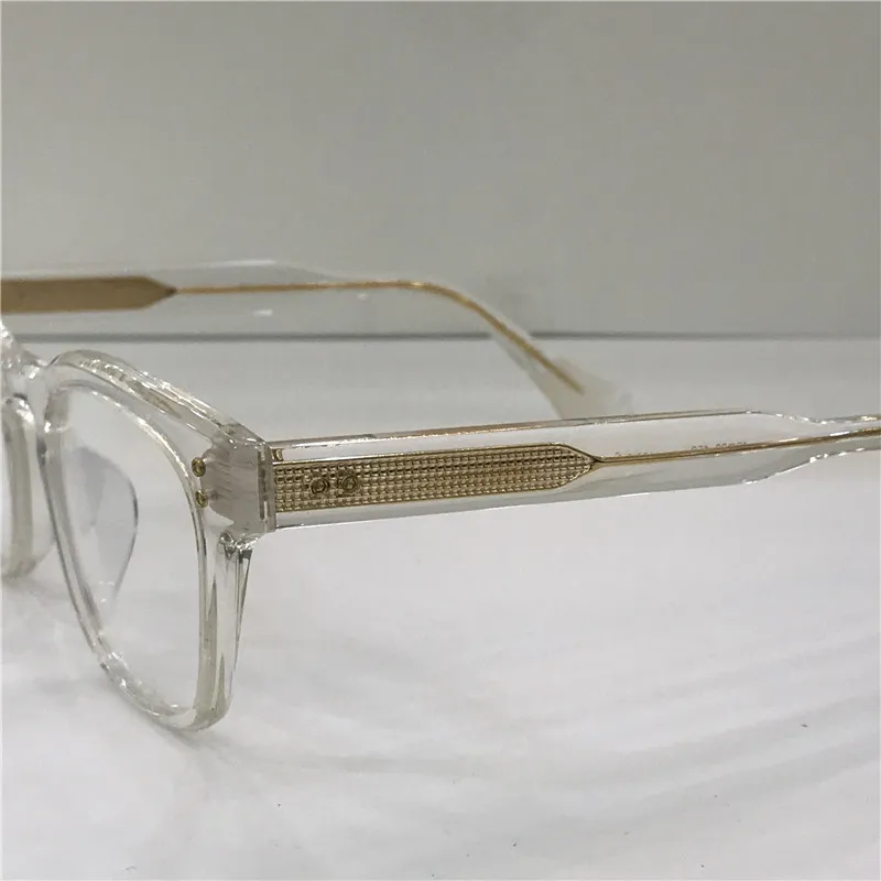 مصمم الأزياء النظارات البصرية مان مربع الإطار الرجعية البسيط نمط شعبي الشفافة العدسات العدسة العدسة واضحة مع CA259p
