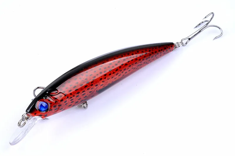 High Quanlity Paint Realistic Fish Minnow Laser Crankbaits 13 4g 11cm BASS Fishing lure Short Tongue jerkbait177s