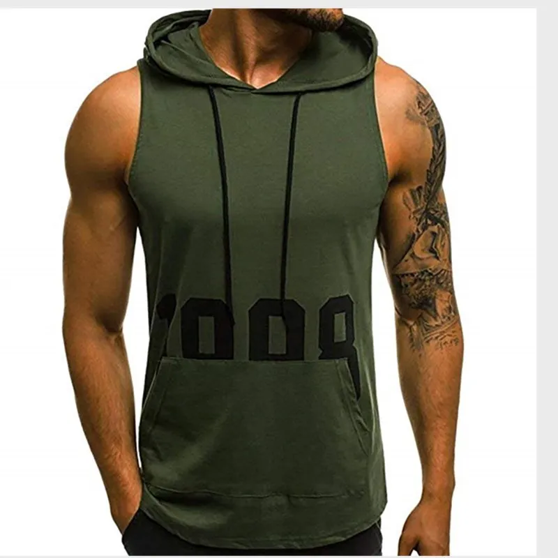 New fashion gyms Brand singlet canotte bodybuilding stringer tank top men fitness vest muscle guys sleeveless vest