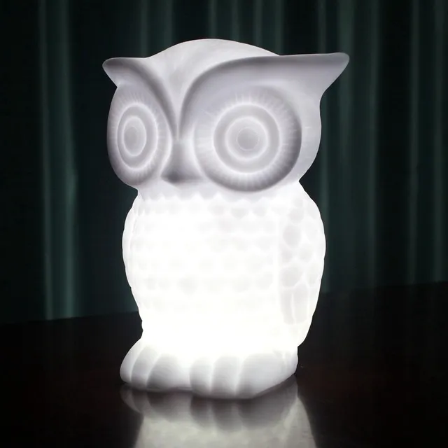Creative owl led night light new strange bedroom bedside lamp electronic home products gift customizationLights & Lighting2654
