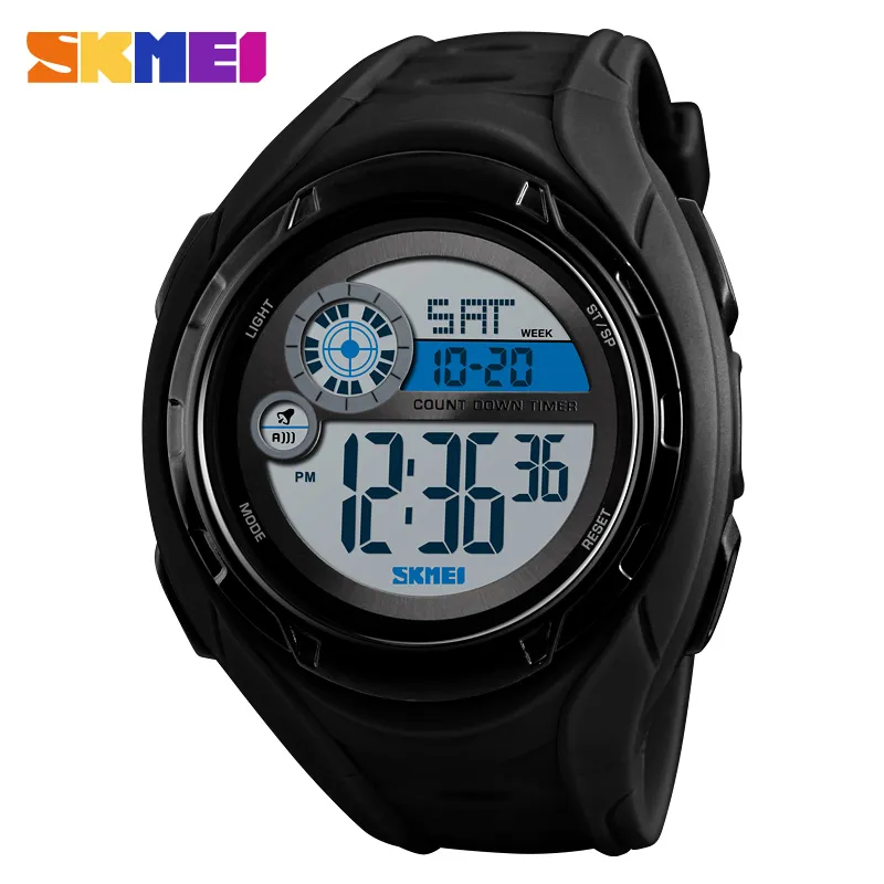 SKMEI nouvelle montre de Sport hommes militaire 5Bar étanche réveil montres semaine affichage montre numérique Relogio Masculino 1470299U