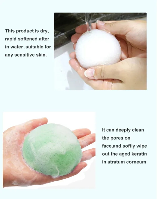 Organic Nature Konjac Sponge cosmetic puff sponge Face cleaning Skin wash makeup tools face cleanser body cleaning tools