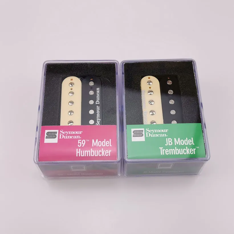 SH1N 59 Model SH4 JB TB-4 Humbucker Electric Guitar Pickups Zebra med originalpaket