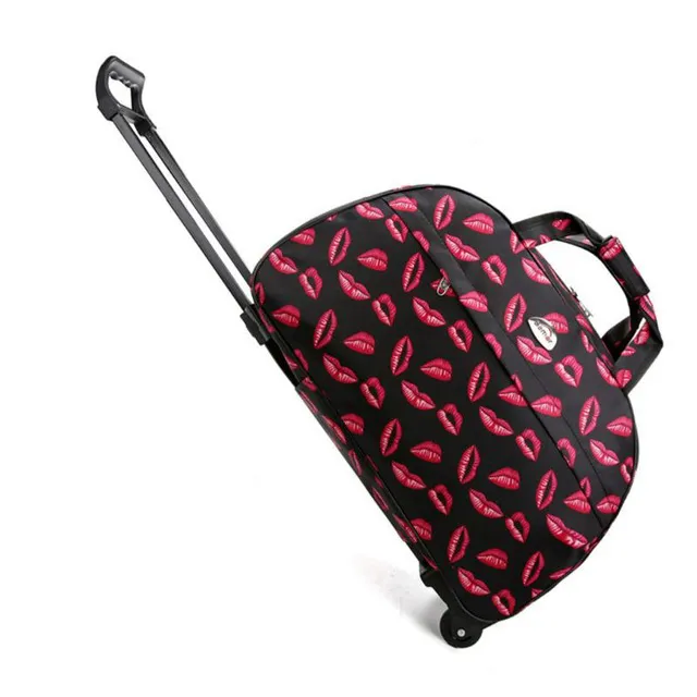 Duffelväskor bagagepåse Travel Duffle Trolley Rolling Suitcase Women Men With Wheel Carry-On1273s