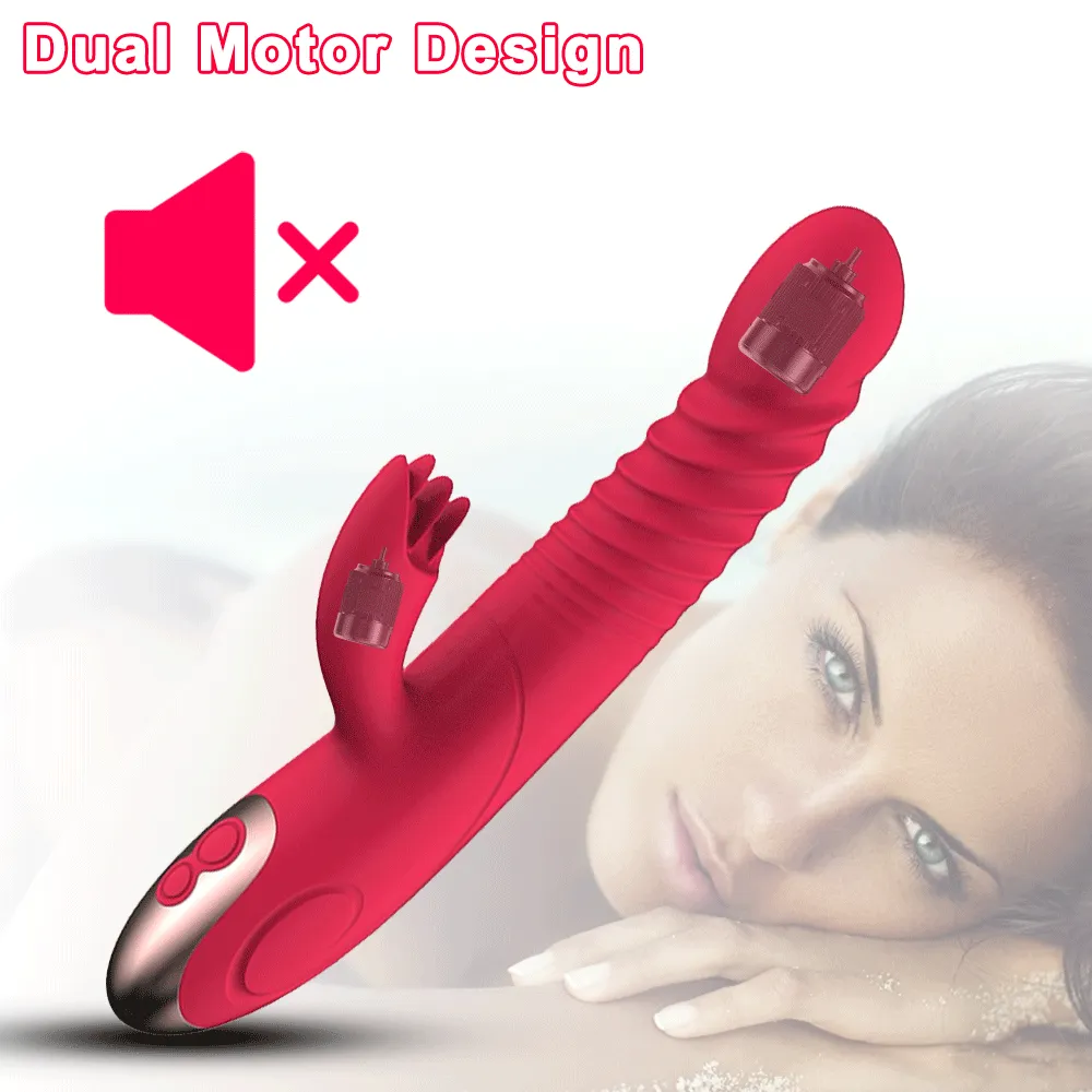 LIBO Telescopico Lingua Leccare Dildo Vibratori Giocattoli Del Sesso Orale Le Donne Massaggiatore Vaginale G-Spot Clitoride Stimolatore Sex Shop Y200226