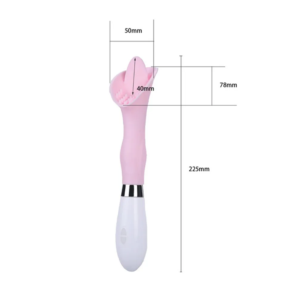 Slicka tungvibrator fitta massage kvinnlig masturbator oral klitoris stimulator sexiga vuxna produkter dildo sex leksaker för kvinna y191218100686