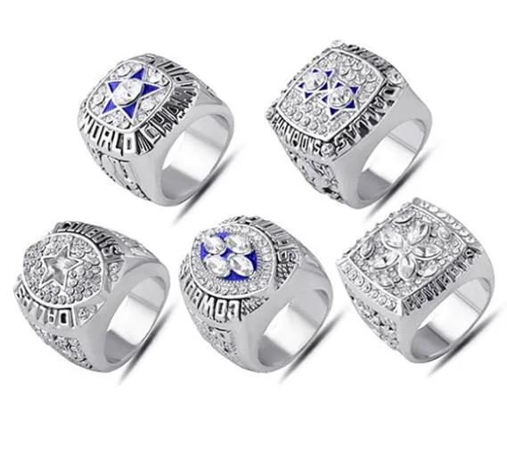 Fans'Collection of Souvenir 1992 1993 1995 1977 1971 Stagione Cowboys Championship Ring Whole 190s