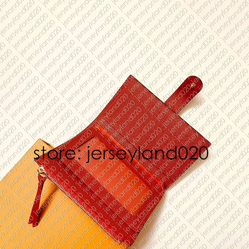 M58019 HASP ID Compact Wallet Designer Fashion Dames Zip Coin Card Holder Zippy Purse Mini Pochette CLE 6 Key Pouch Holder ACC326Q
