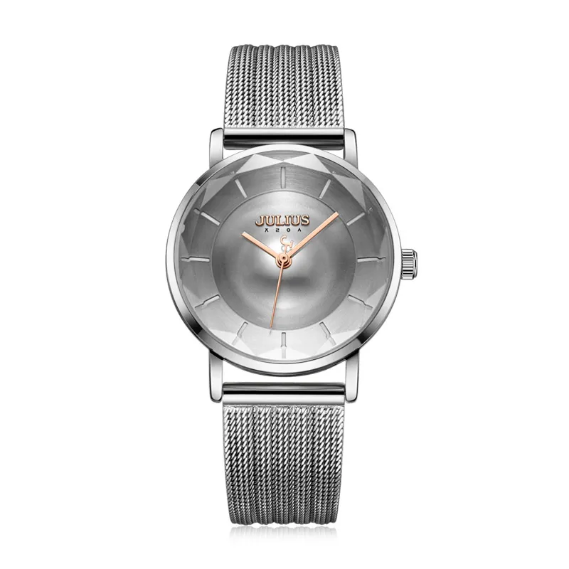 Kobiety luksusowe zegarek japoński ruch kwarcowy klasyczny styl stalowy stal ze stali nierdzewnej skórzany pasek głęboki wodoodporny Montre de lukse JA1122622