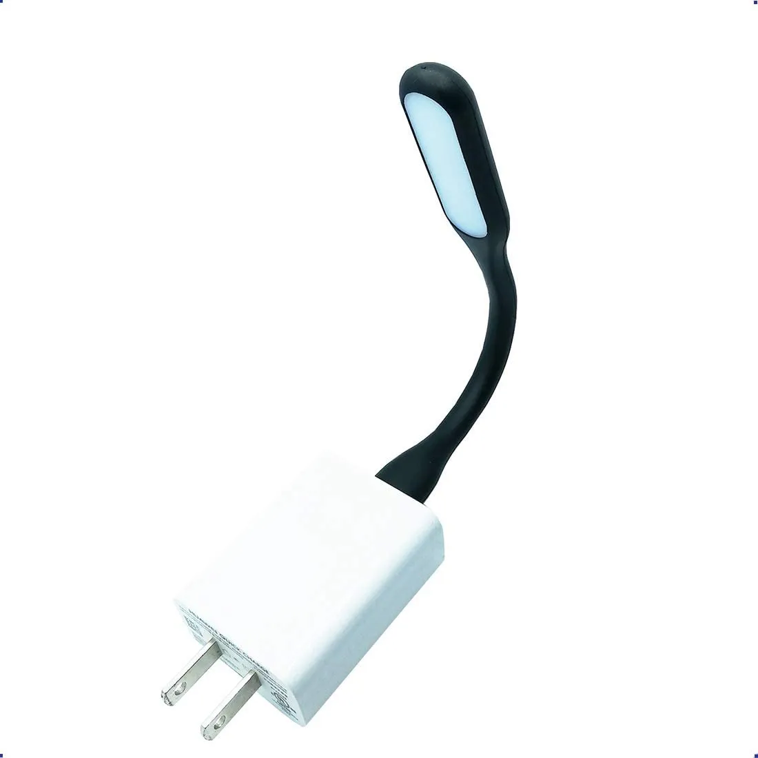 Mini USB Light LED Laptop Light for Power Bank Portable Flexible Night Light or Reading LampColor as Shown 10096234O