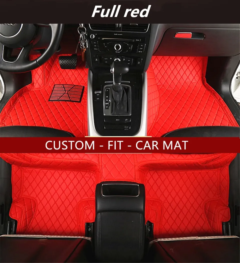 بالنسبة إلى Honda Accord 2008-2013 Car interior Foot Foot Mat Non-Slip Pecortal Protectal Protection Nonsless Floor MAT317S