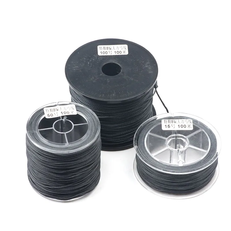 Rompin big size Super Strong 140-800LB braided fishing line 8 strands 100M PE line size 15-100# Multifilament for sea big fish212l