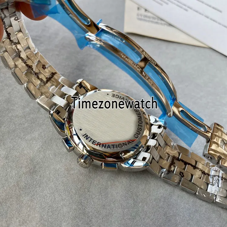 Goedkope nieuwe super ingewikkelde 5270 grote datum zwarte wijzerplaat Japan quartz chronograaf maanfase herenhorloge roestvrijstalen armband Timez280j