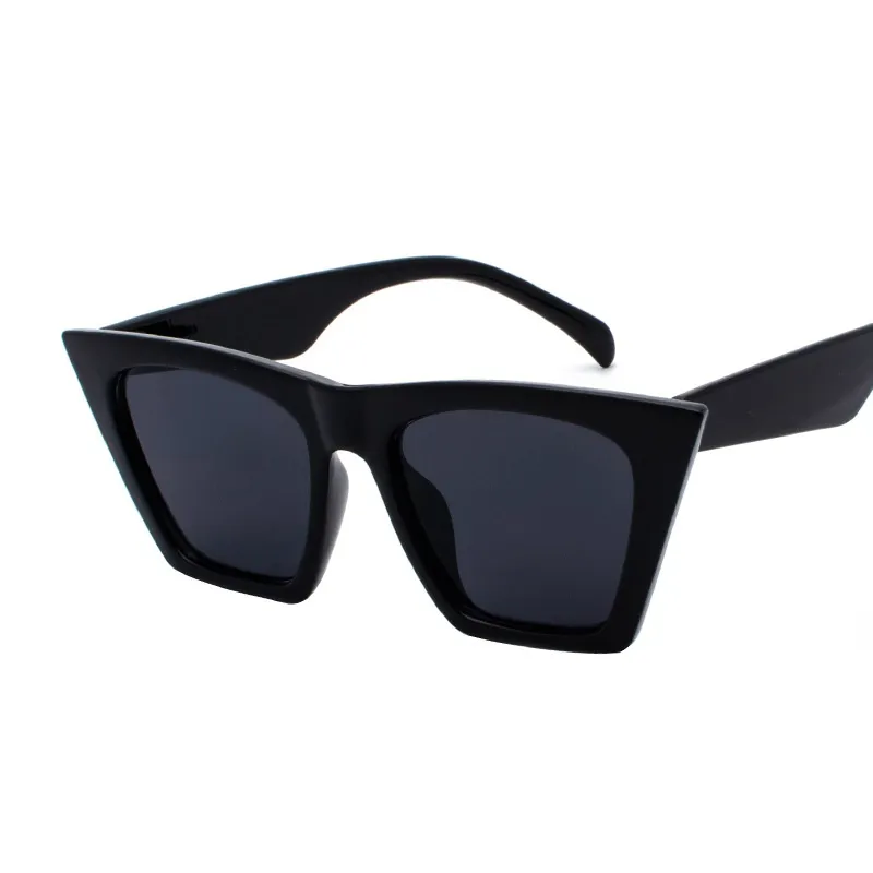 2020 retro olho de gato óculos de sol feminino design da marca vintage senhora óculos de sol preto okulary uv400 lunette soleil femme300v