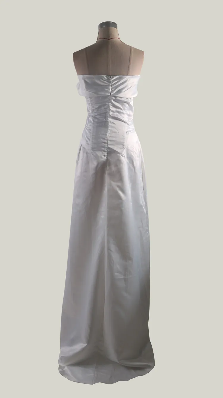 Femmes Robes De Soirée Combinaison Avec Long Train Blanc Hors Épaule Balayage Train Élégant Robe De Bal Fête Zuhair Murad Robe Robes299R