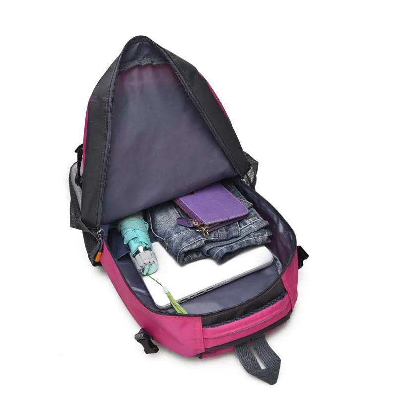 30 pièces sac à dos sac fille étudiant Nylon grande capacité étanche escalade Sport voyage vélo équitation sac à dos en plein air