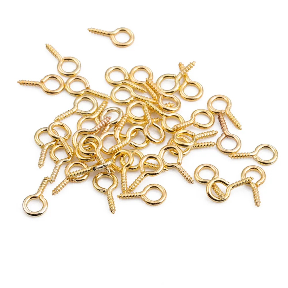 de 1000 petites épingles à œil, crochets, œillets, fermoirs filetés, crochets, accessoires de fabrication de bijoux à faire soi-même, 248x