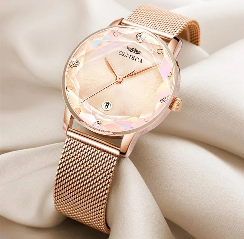 Nouvelle montre de mode Simple montre pour femme à Quartz mignon Ins Style ultra-mince 10mm en acier inoxydable 30M étanche 284T