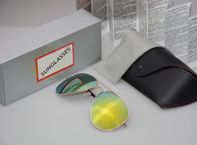 Luxury-Flash Mirror Sun Glasses Summer Polarization Solglasögon Män kvinnor UV Skydda Designer Bandtun Autentiska solglasögon med LEA337G