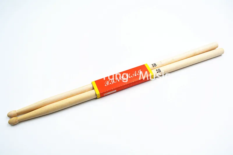 Niko 3 pary klonu drewnianego okrągłego końcówki bębna 5b Drumsticks Wholes8832675