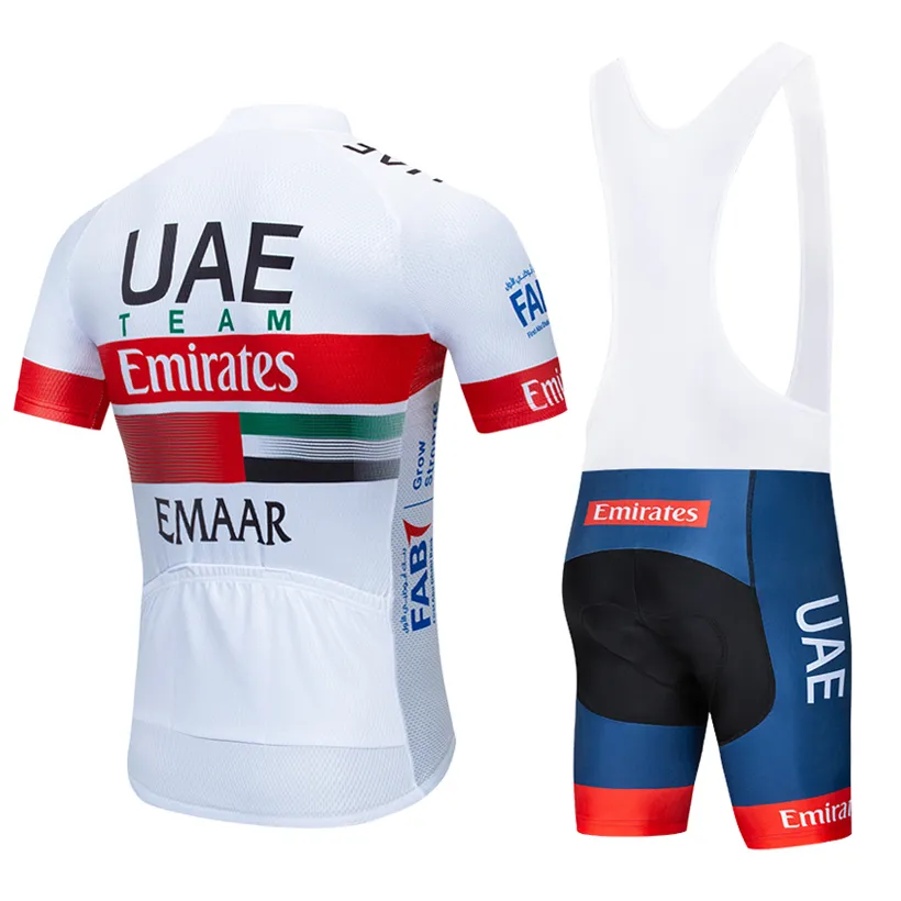 Jersey de cyclisme set 2020 Pro équipe UAE UAE COMMINES CYCLAGE BRAINable MTB Bike Jersey Armwarmer Legwarmer Bib Shorts Kit Ropa Ciclismo2430916