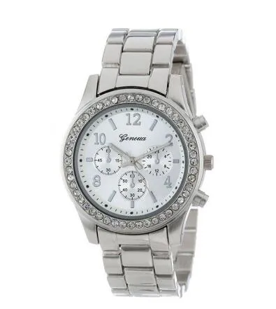 Geneva Classic Luxury Rhinestone Watch Watche Watches Fashion Panie Watch Watch Watchs Watches Reloj Mujer Relogio Feminino2300