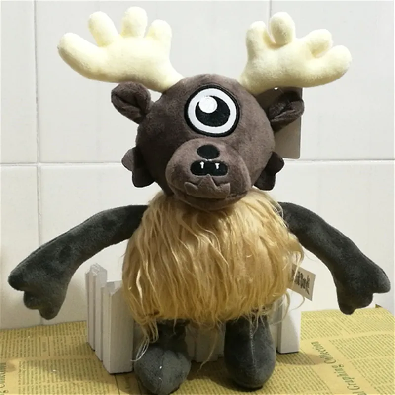 Klei nie głoduj Don039t głód chester syking pająk Beefalo Cow Plush Doll Toys Childing Dift Chester Plush Toy207 Y7726304