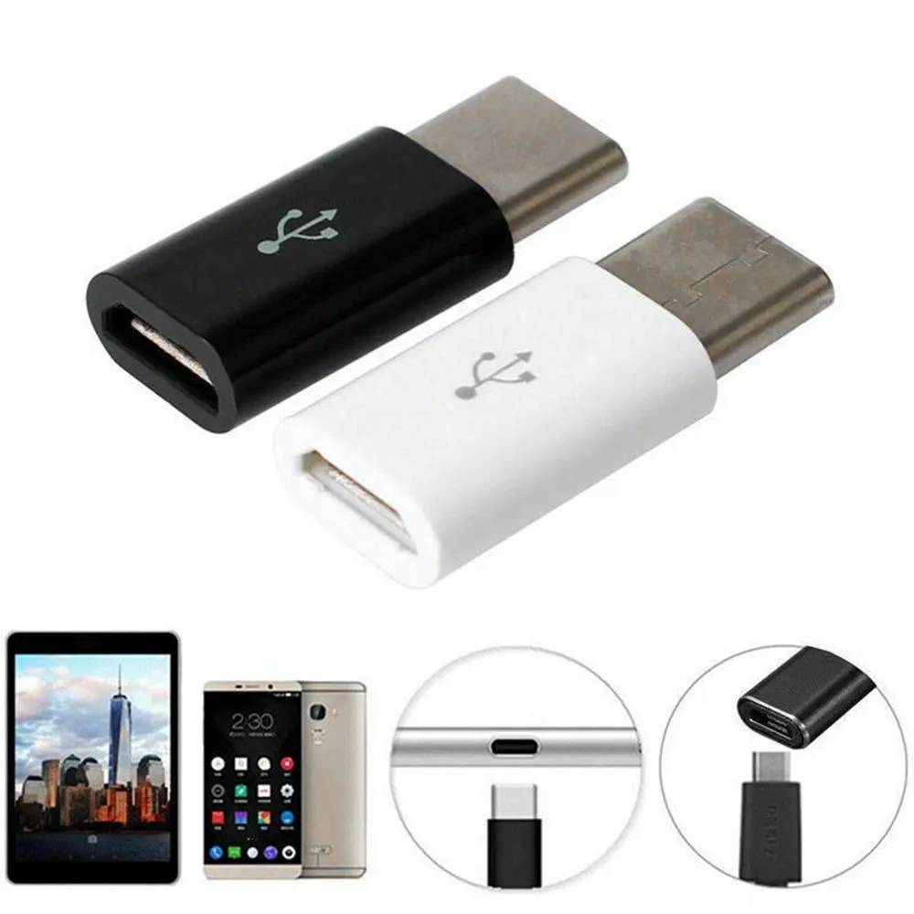 Адаптер мобильного телефона Micro USB к USB C Adapter MicroUSB разъем для Xiaomi Huawei Samsung Galaxy A7 адаптер USB типа C