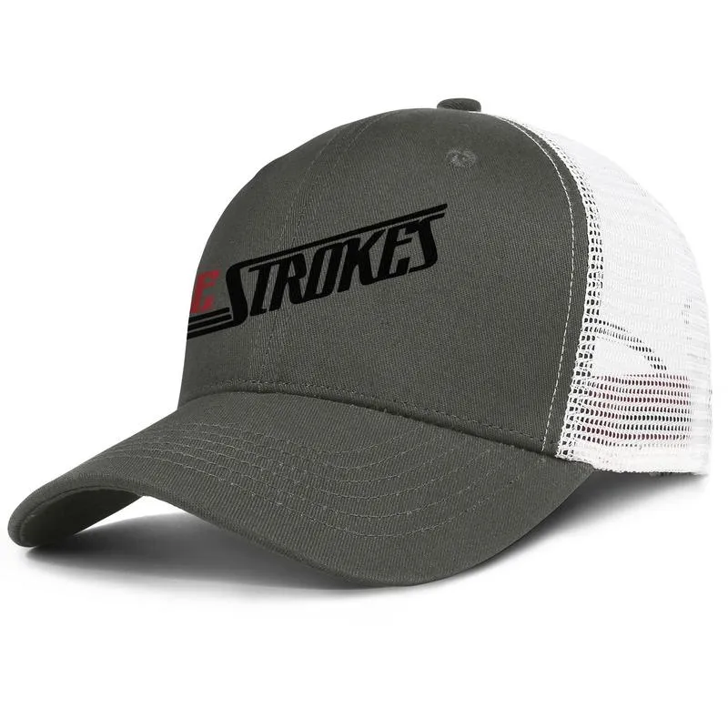 The Strokes Logo Mens and Womens justerbar Trucker Meshcap Design Vintage Cute Stylish Baseballhats Room On Fire Modern Age Comed9857423