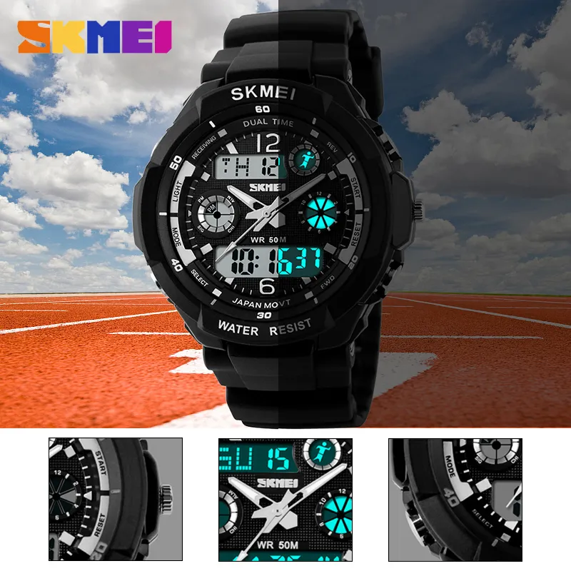 SKMEI enfants montres Anti-choc 5Bar étanche Sport de plein air enfants montres mode montre numérique Relogio Masculino 0931 1060269o