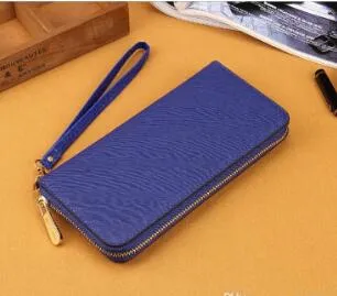 new famous fashion single zipper cheap women pu M leather wallet lady ladies woman long purse whole318w