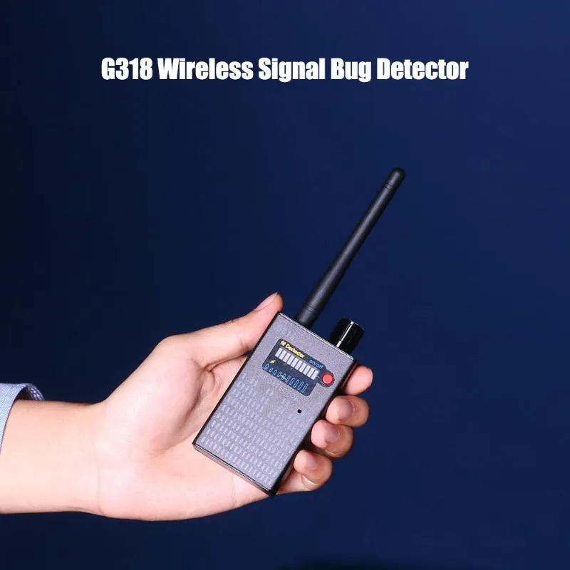 G318 Wireless Signal Bug Detector Anti Bug Camera Detector GPS Location Detect Finder Tracker Frequency Scan Sweeper Protect Secur7833276