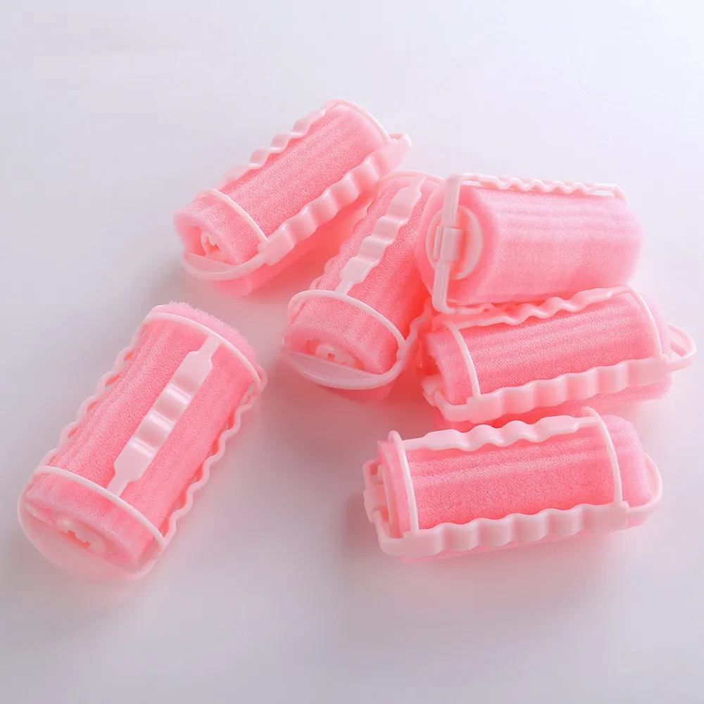 Hair Foam Rollers Home DIY Sponge Magic Curlers Roll Bangs Curls Artifact Double Layer Selfadhesive Styling Curler UN4778537594